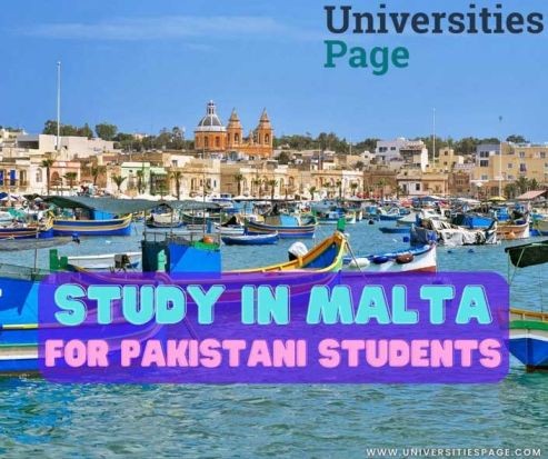 Study in Malta for Pakistani Students 2023-2024